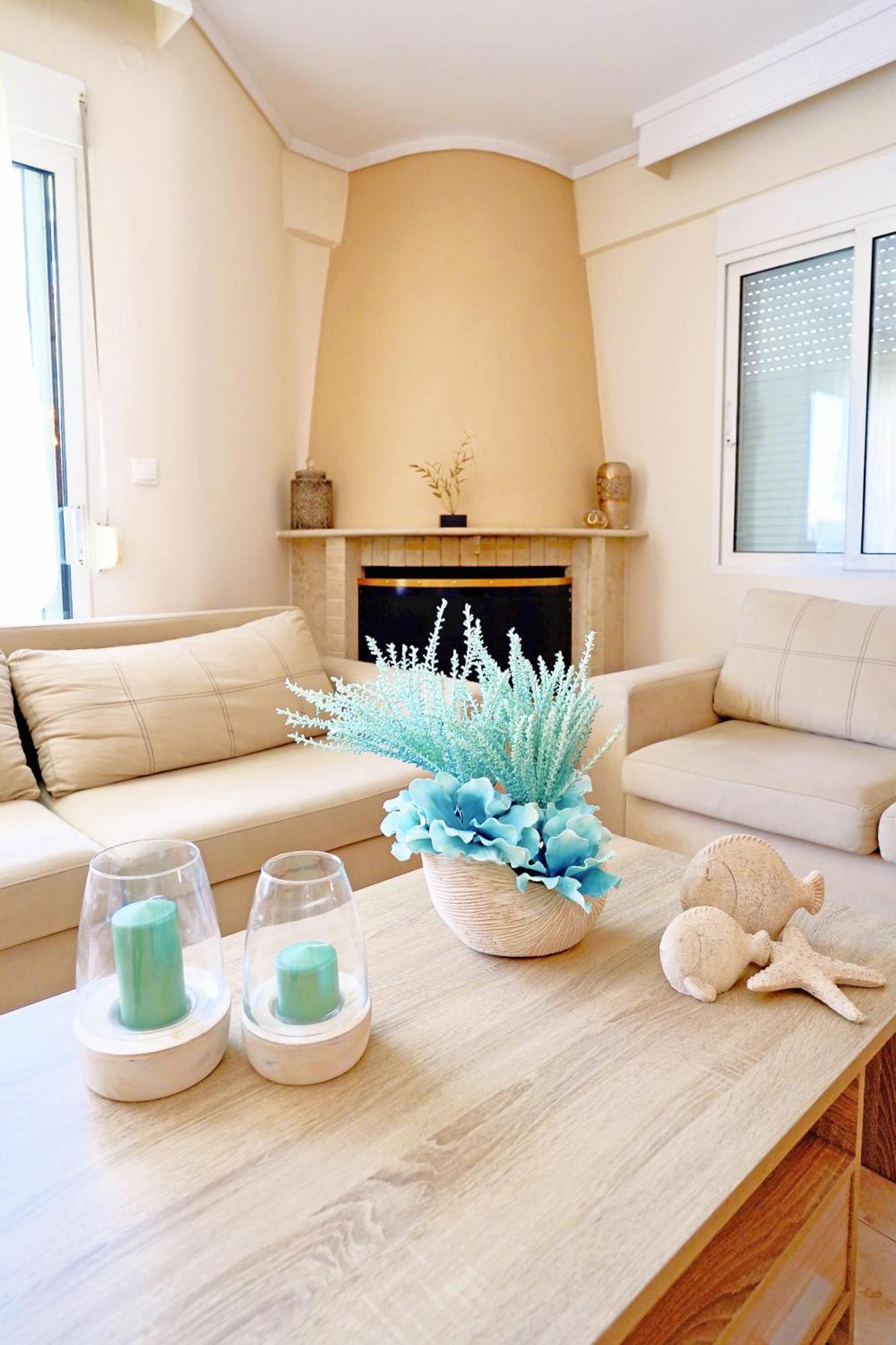 Lovely And Sunny Apartament 300M From Beach!! Peraía Zewnętrze zdjęcie